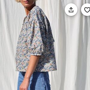 OFFON lui top Floral Oversized